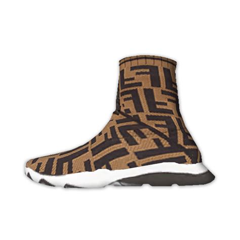 fendi fabric sneaker boots|fendi boots the real.